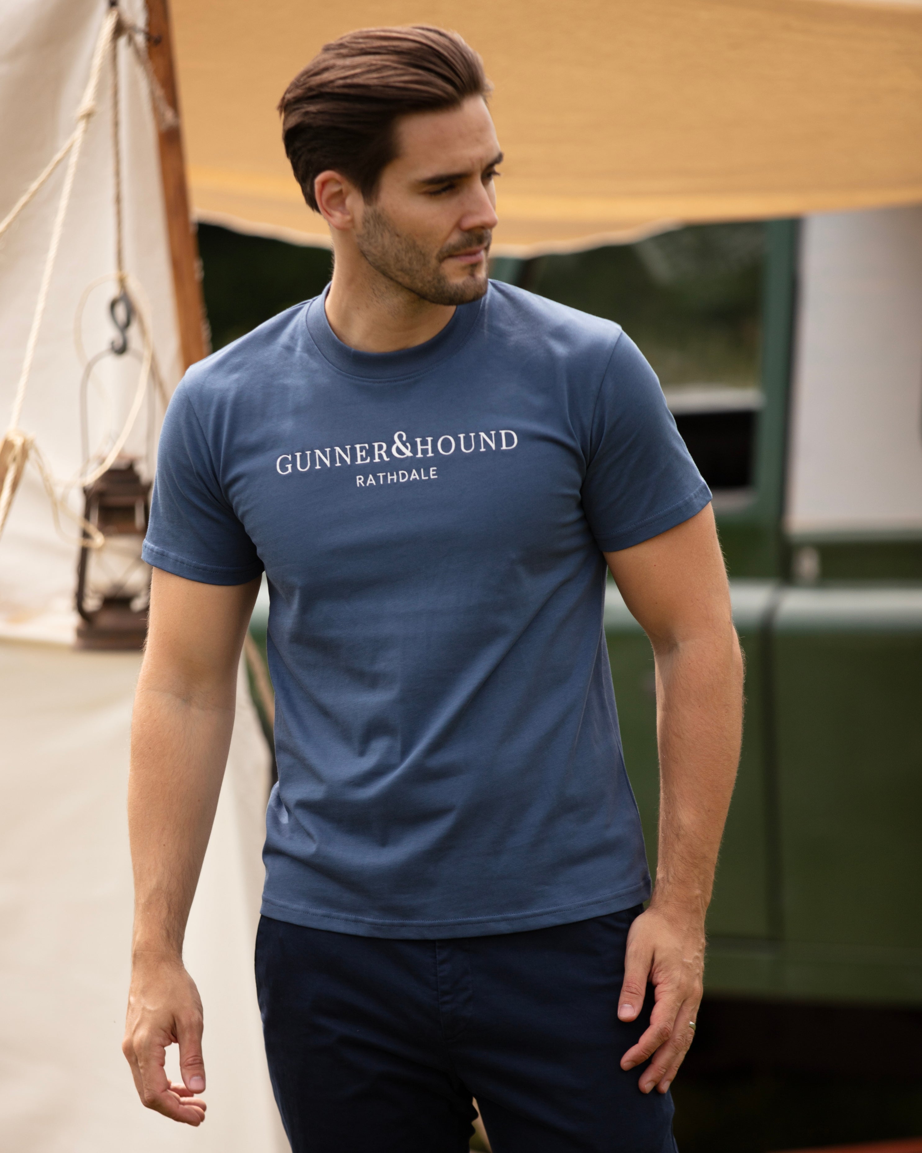Men’s T-Shirt Heritage Blue – Rathdale Collection