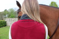 Ladies Tweed Gilet - Cranberry