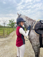 Cranberry Tweed Country Gilet