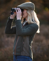 LADIES TWEED FLEECE - FOREST GREEN