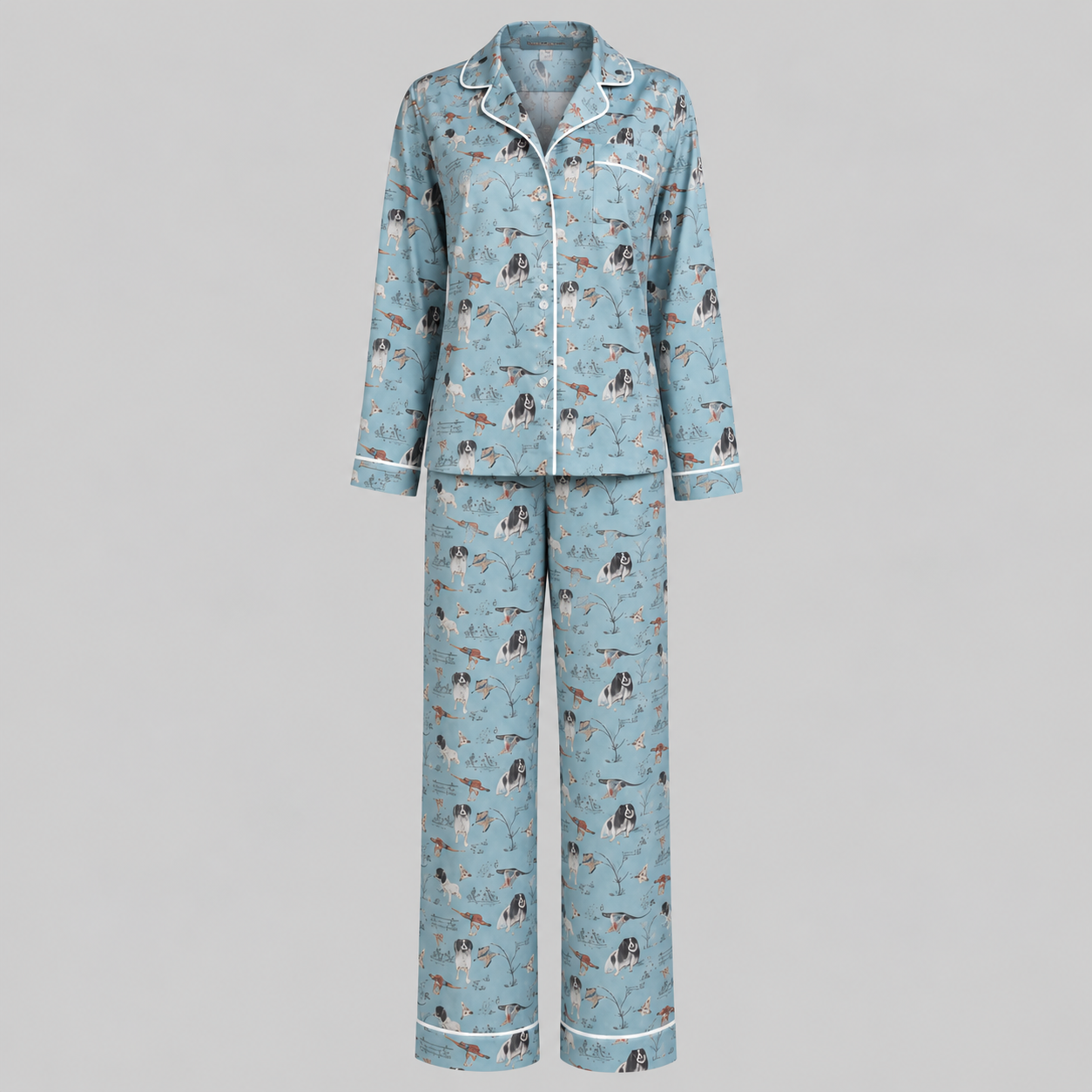 The Spaniel Long Pyjama Set