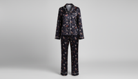 Navy Duck, Pheasant & Cartridge Print -Long Pyjama Set