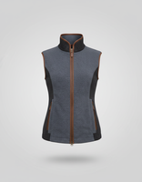 Ladies Tweed Gilet - Slate Grey