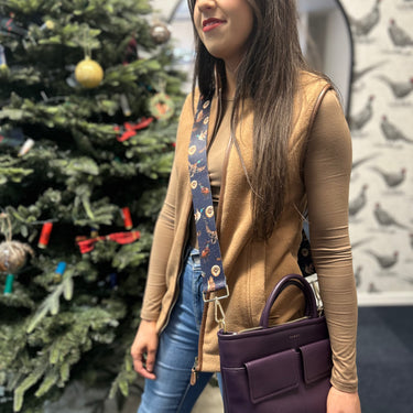 Limited Edition Pheasant, Duck & Cartridge Bag Strap – Navy