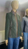 LADIES TWEED FLEECE - FOREST GREEN