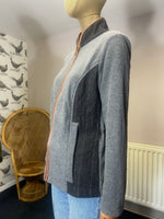 LADIES TWEED FLEECE - SLATE GREY
