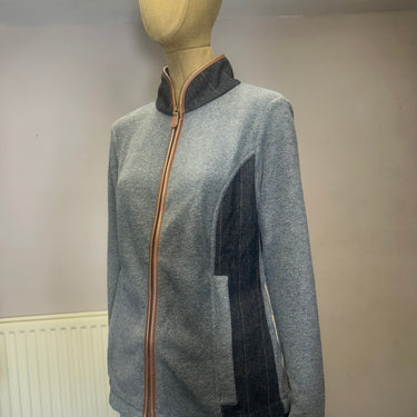 LADIES TWEED FLEECE - SLATE GREY