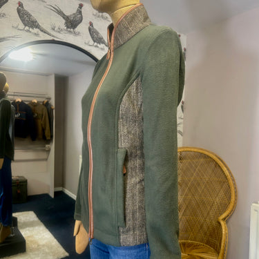 LADIES TWEED FLEECE - FOREST GREEN