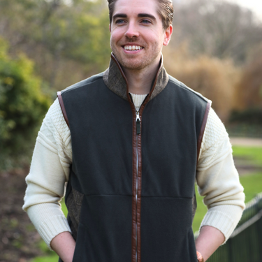 Mens Tweed Incorporated Gilet Gunner And Hound Lifestyle Country Clothing Gunner and Hound