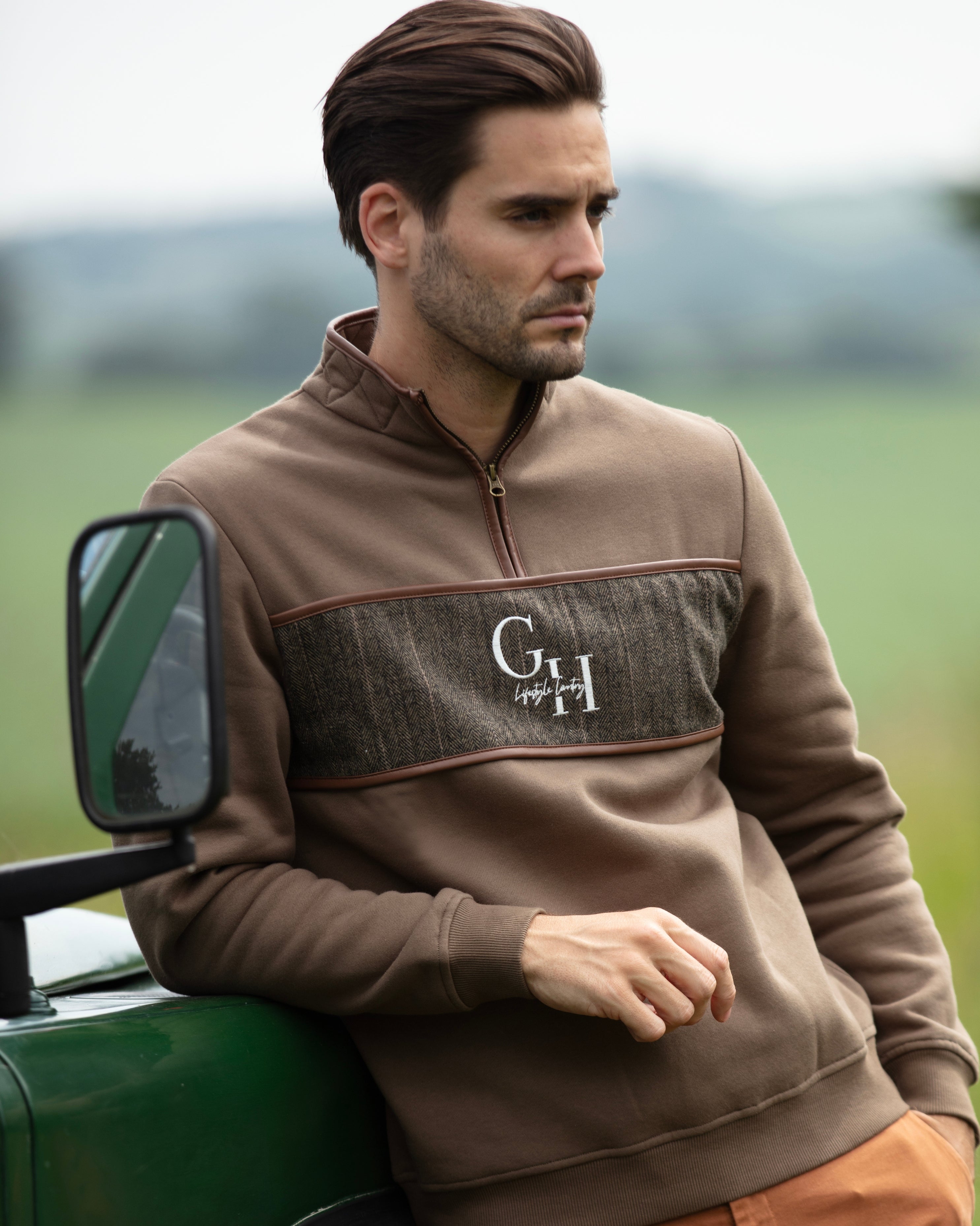 トップス plage TWEED half zip P/O plage（プラージュ）の「TWEED half zip プルオーバー（シャツ